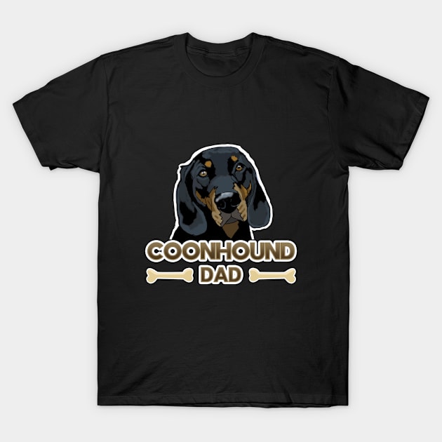 Coonhound - Coonhound Dad T-Shirt by Kudostees